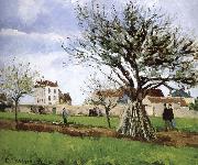 Camille Pissarro Pang map of apple Schwarz oil painting artist